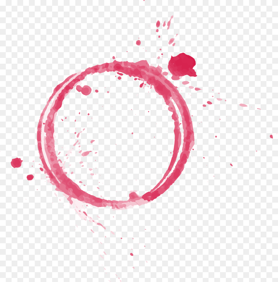 Ink Watercolor Painting Hand Watercolor Circle, Stain, Cosmetics, Lipstick Free Transparent Png