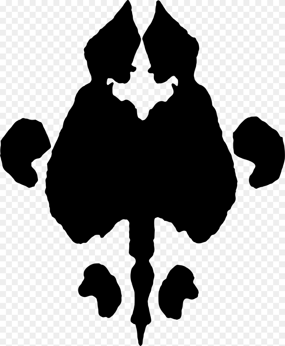 Inkblot Clip Arts Psychology Rorschach Inkblot Tests, Gray Free Png Download