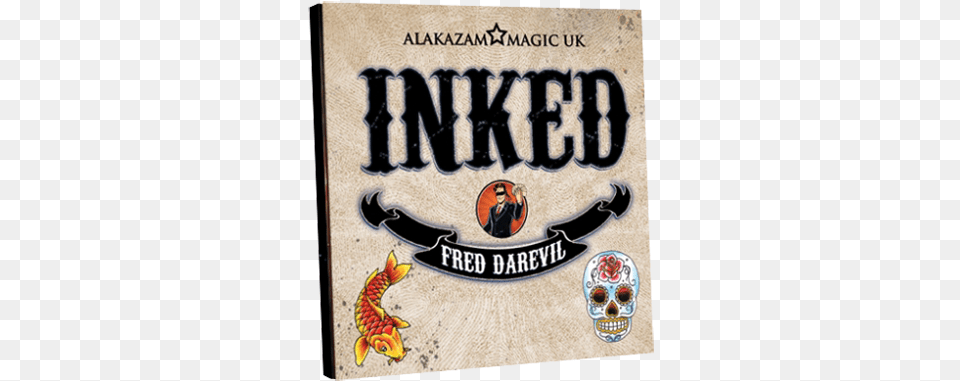 Inked By Fred Darevil And Alakazam Magic Inked Dvd And Gimmicks By Fred Darevil, Book, Publication Free Transparent Png