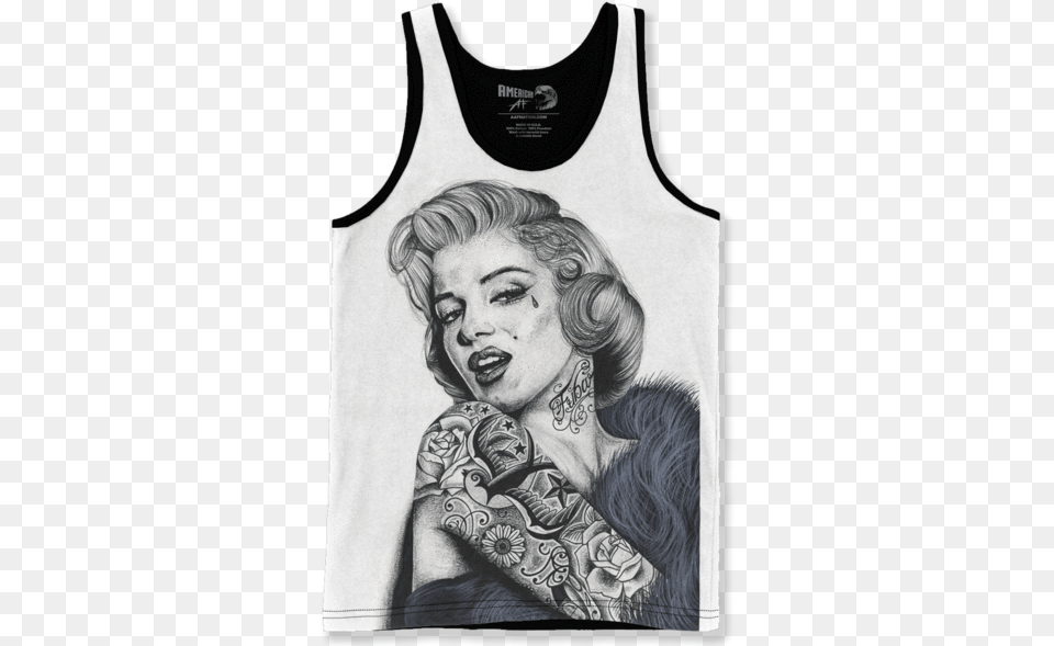 Inked Marilyn Monroe Marylin Monroe Inked Icons, Person, Skin, Tattoo, Adult Free Png Download