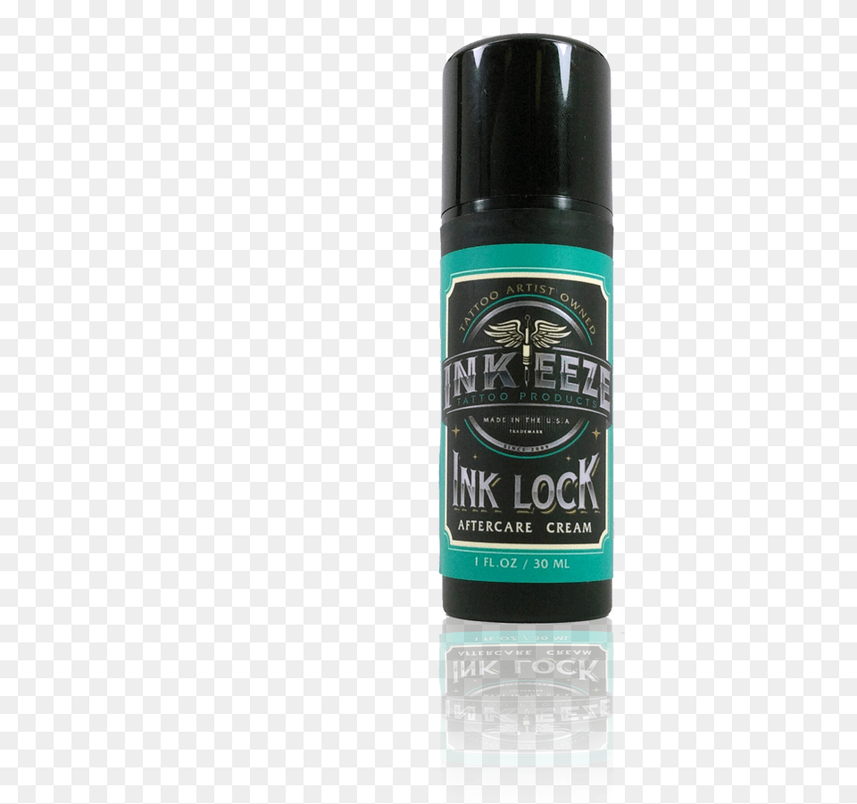 Inkeeze Ink Lock Aftercare Cream 1oz Bottle, Alcohol, Beer, Beverage, Cosmetics Free Transparent Png