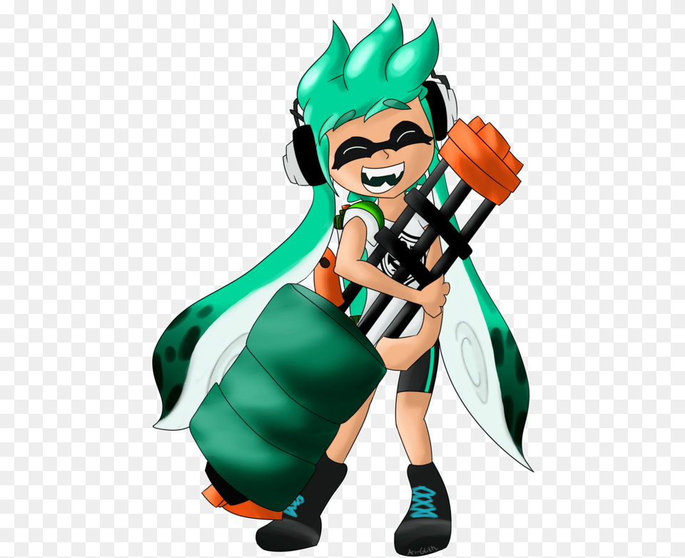 Inkling 3 Image Cartoon, Clothing, Costume, Person, Baby Free Png