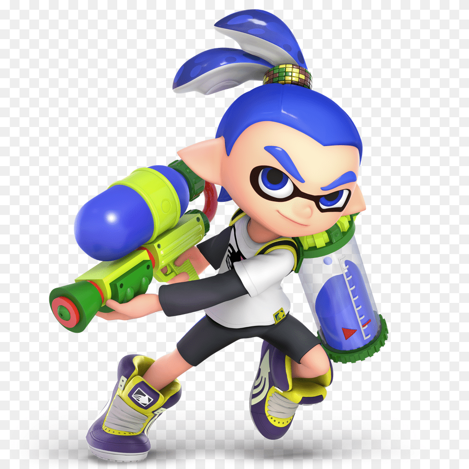 Inkling Boy Render Super Smash Brothers Ultimate Know Your Meme, Baby, Person, Toy Free Png