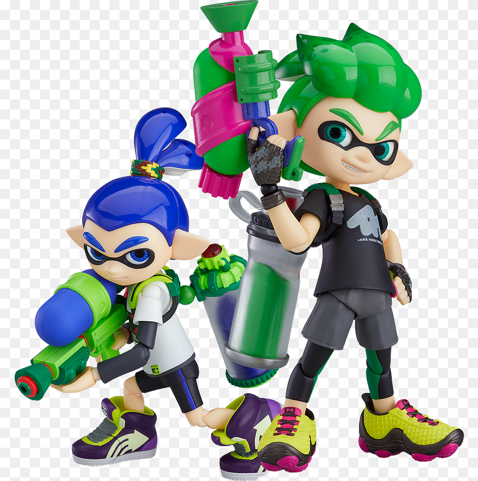 Inkling Boy Splatoon Figma, Person, Baby, Clothing, Footwear Free Png