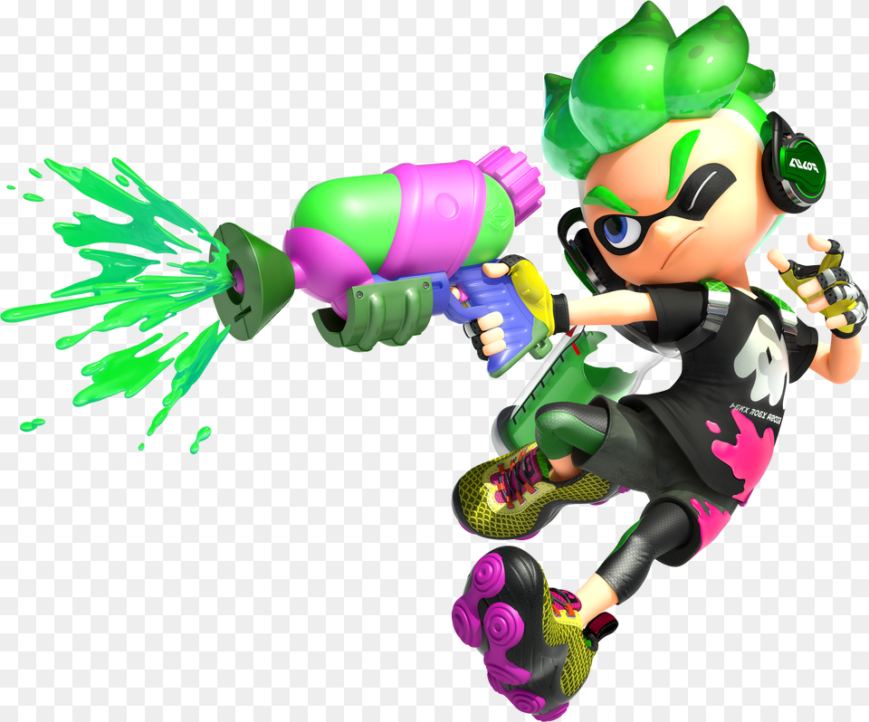 Inkling De Splatoon Free Png Download