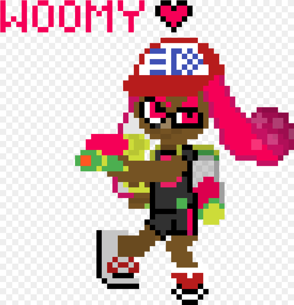 Inkling Girl Pink Super Smash Bros Ultimate Free Png