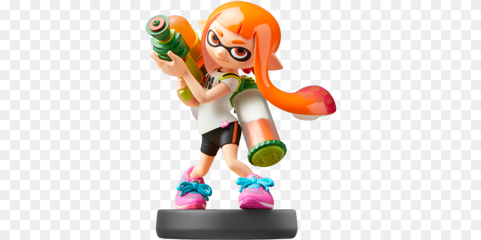 Inkling Girl Smash Amiibo, Figurine, Baby, Person Free Png Download