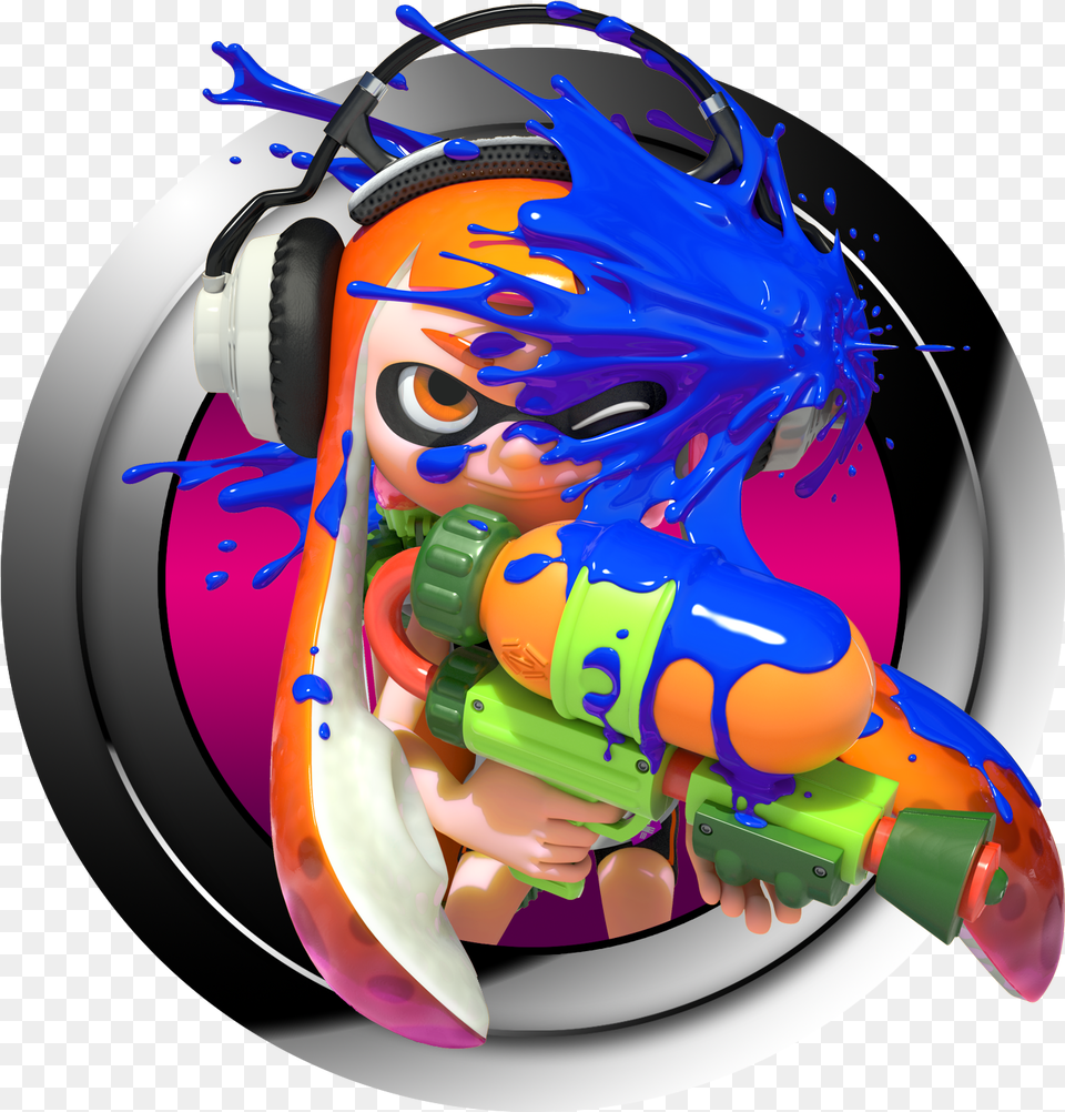 Inkling Splatoon Official Art, Graphics Free Png Download