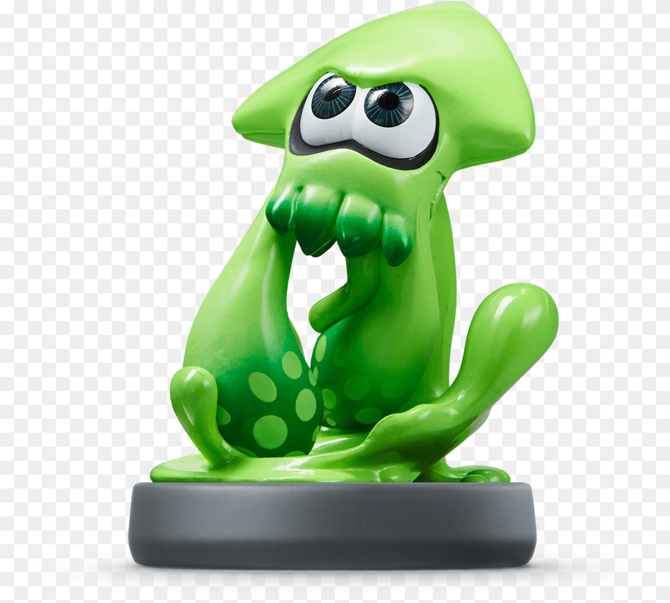 Inkling Squid Splatoon 2 Inkling Boy Green, Toy, Figurine Free Transparent Png