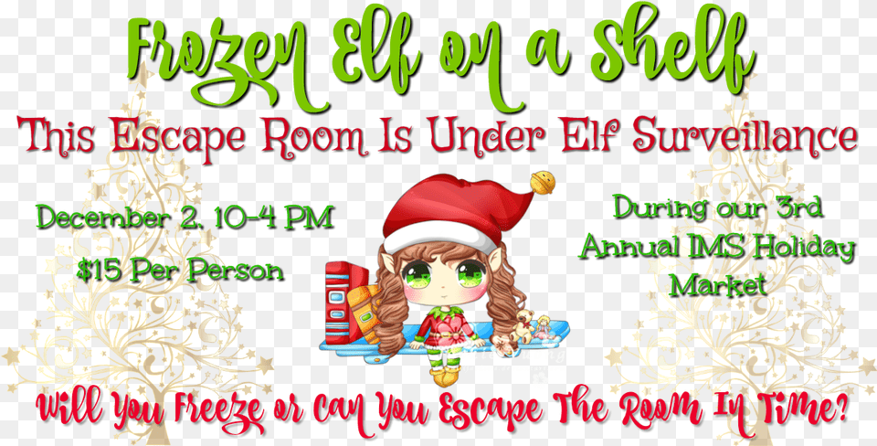 Inman Pac Presents Frozen Elf Christmas Day, Baby, Envelope, Greeting Card, Mail Free Transparent Png