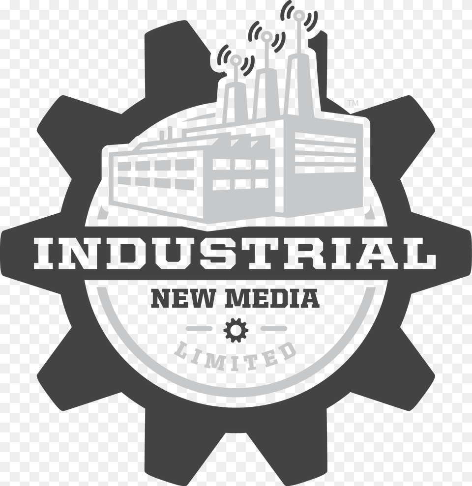 Inmlogo With Industrial Industrial Media Logo, Badge, Symbol, Architecture, Building Png Image