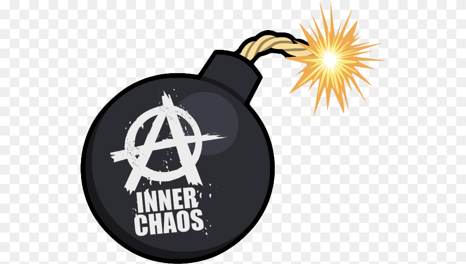 Inner Chaos Symbol Transparent, Ammunition, Weapon, Bomb, Grenade Png