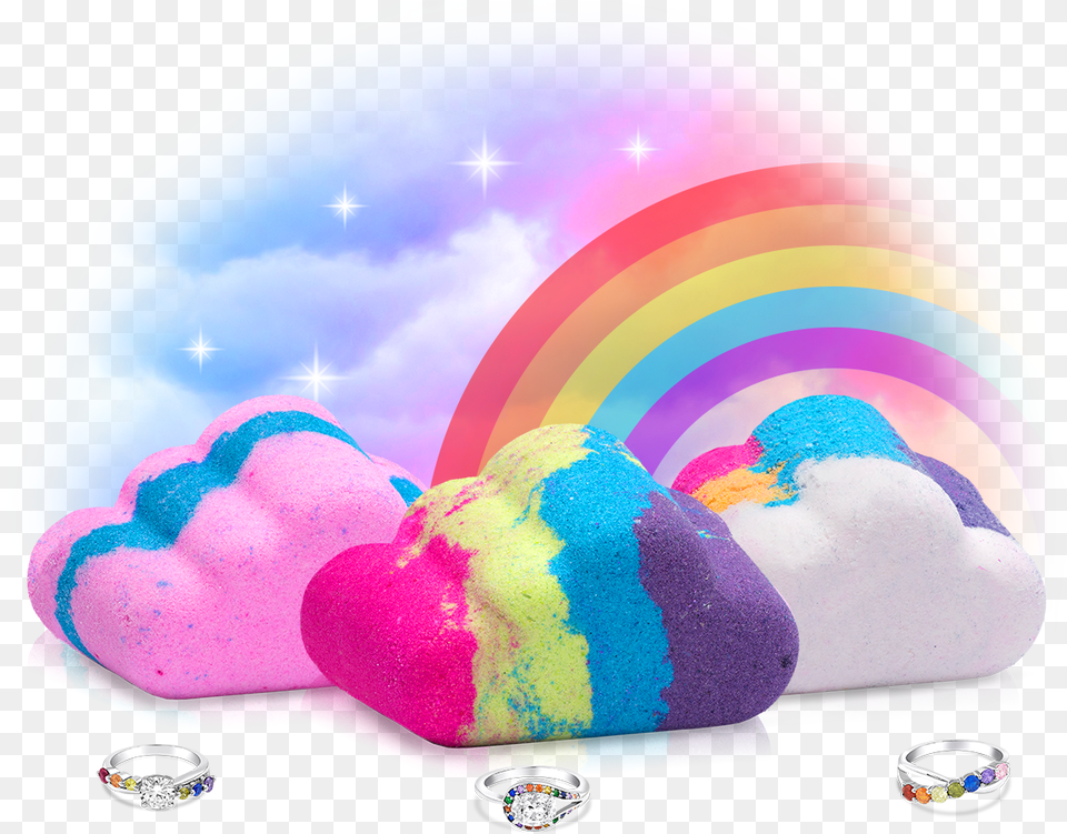 Inner Circle Rainbow Clouds Fragrant Jewels, Cap, Clothing, Hat, Foam Free Png Download