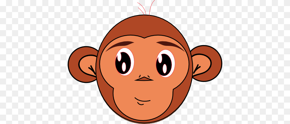Innocent Monkey Clipart, Baby, Person, Face, Head Free Png