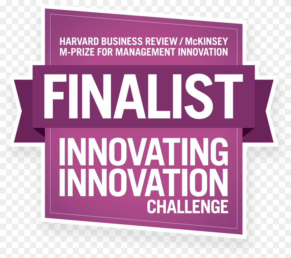 Innotribe Finalist In Hbrmckinsey Challenge Poster, Advertisement, Purple, Text Free Png