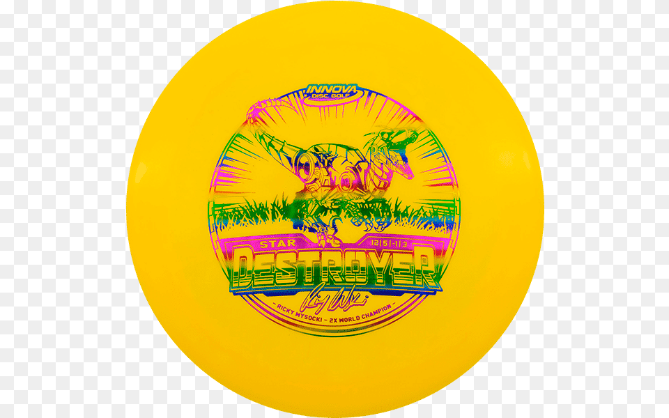 Innova Star Destroyer Ricky Wysocki Signature Circle, Frisbee, Toy Free Transparent Png