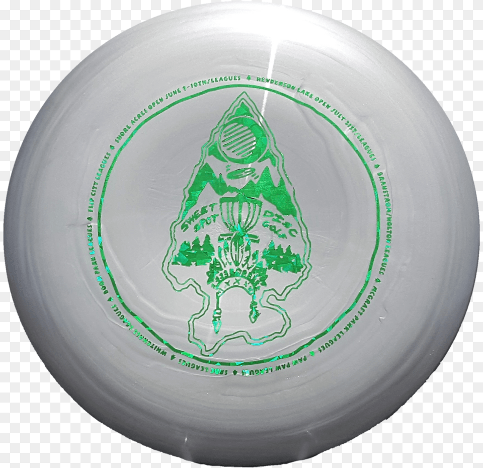 Innova Teebird Shimmer Star Arrowhead Circle, Frisbee, Plate, Toy Free Png