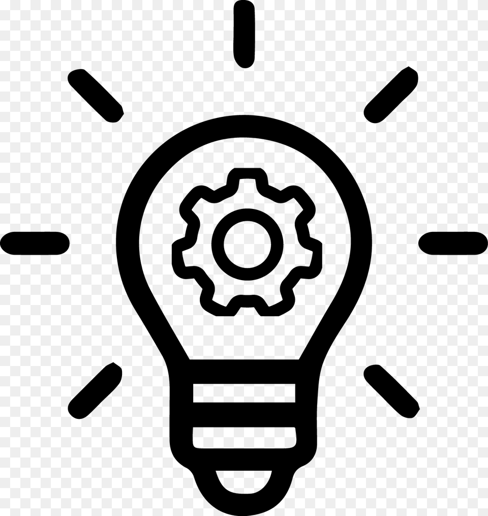 Innovation Benifits Icon Knowledge Management System Icon, Light, Stencil, Lightbulb, Smoke Pipe Free Png Download