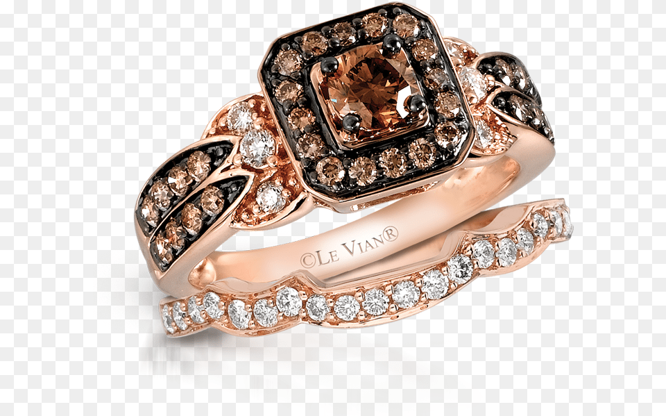 Innovation By Borrowing From Its Past And Reinventing Le Vian Chocolate Diamond 34 Ct Tw Ring 14k Strawberry, Accessories, Jewelry, Gemstone, Adult Free Transparent Png