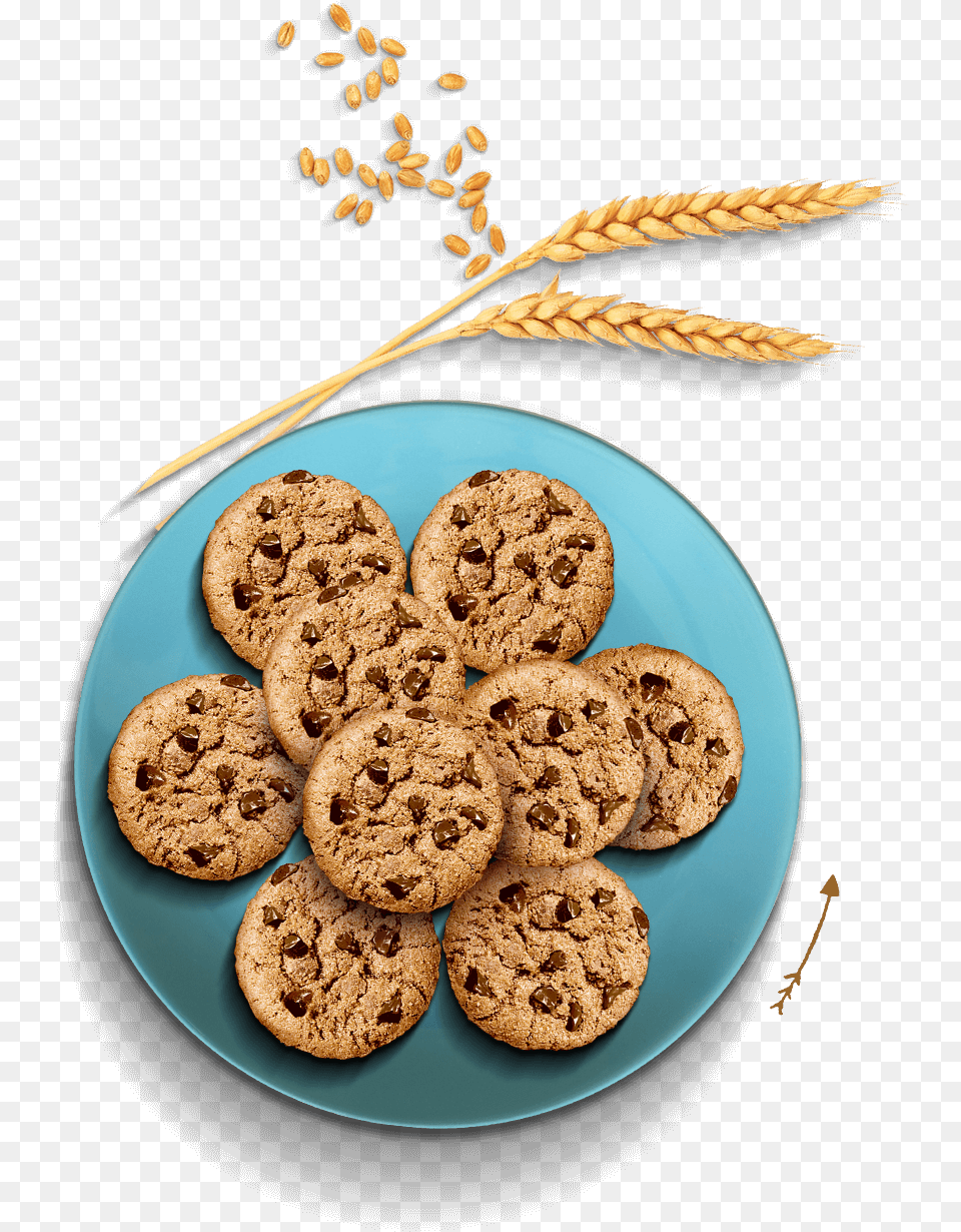 Innovative Biscuits Plate Of Cookies, Food, Sweets, Cookie, Bread Free Png Download