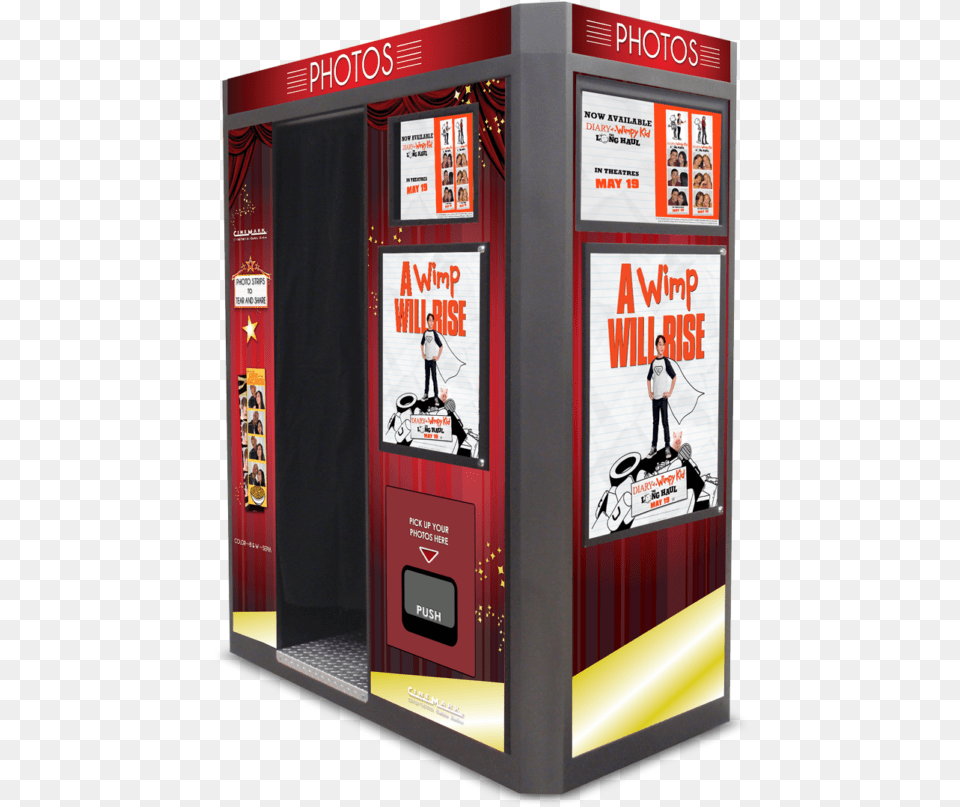 Innovative Foto Promotes Latest Film Diary Of A Wimpy Poster, Kiosk, Person Png