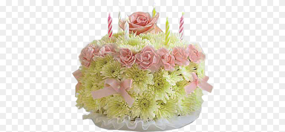 Innovative Ideas For Flower Arrangement, Birthday Cake, Cake, Cream, Dessert Free Png
