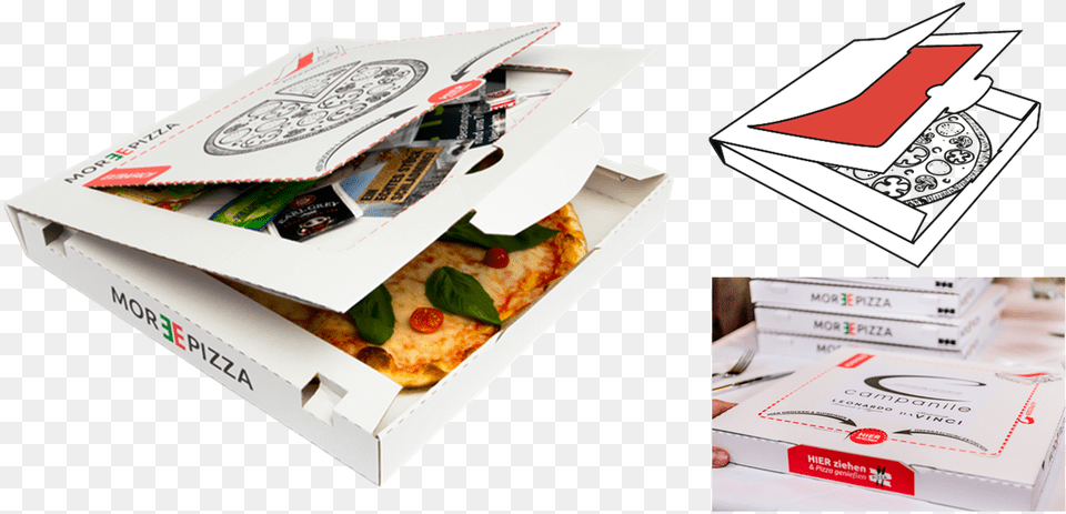 Innovative Pizza Box Design, Advertisement, Poster, Food Free Png Download