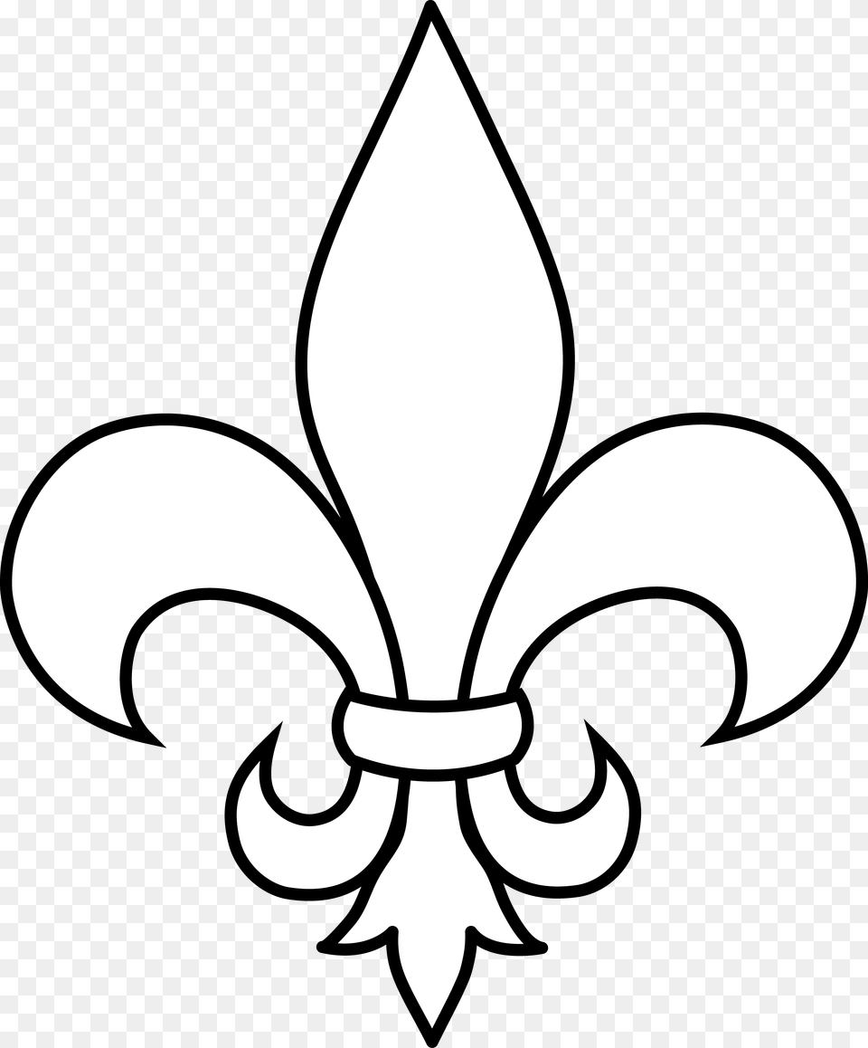 Innovative Saints Fleur De Lis Coloring, Emblem, Symbol Png Image