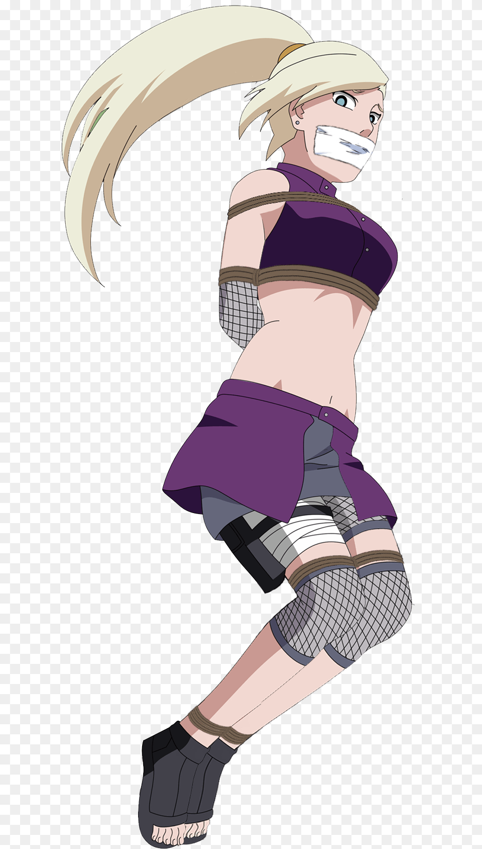 Ino Yamanaka Tied Up, Publication, Book, Comics, Adult Png Image