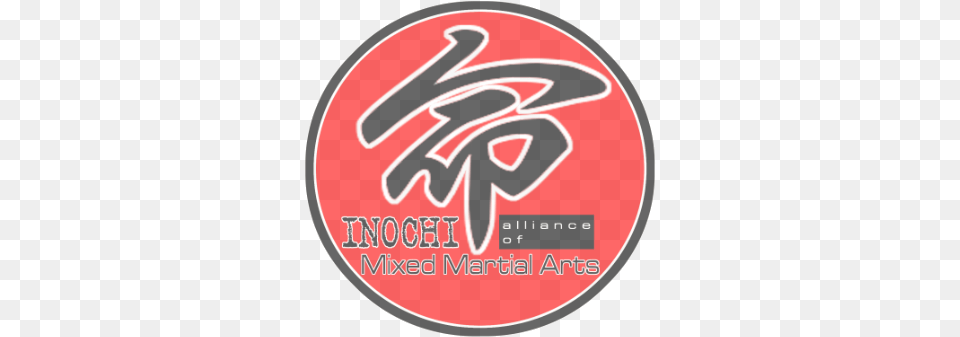 Inochi Alliance Of Mixed Martial Arts Circle, Logo, Symbol, Sticker, Food Png