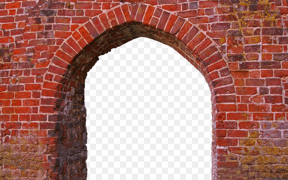 Input Pointed Arch Old Pointed Brick Arch, Architecture, Building, Wall, Gothic Arch Png Image