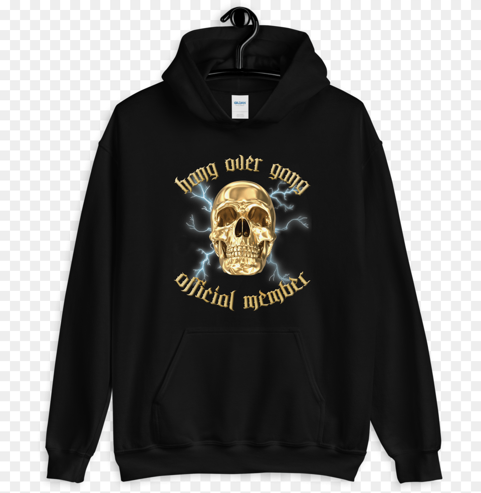 Insane Skull Shirt Mockup Front On Hanger Black Swimming Hoodies, Clothing, Hoodie, Knitwear, Sweater Free Png