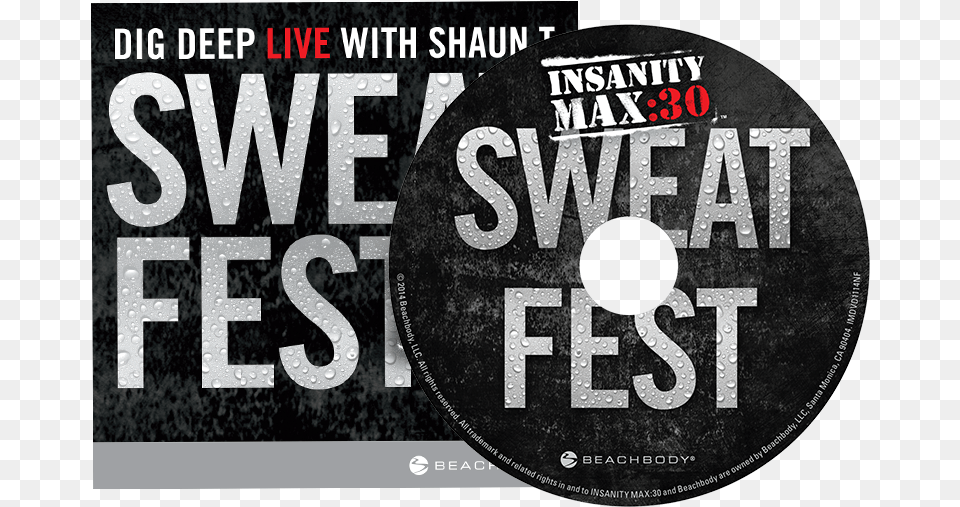 Insanity Max 30ltsupgtltsupgt Sweat Fest From Insanity Max 30 Fitness Dvd Cardio, Disk Png