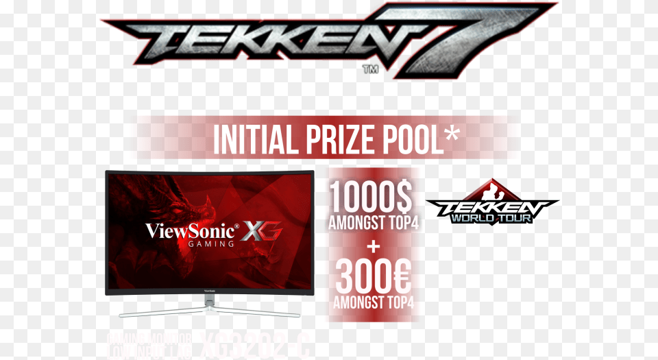 Inscrbete En El Torneo De Tekken 7 Viewsonic Xg2401 236quot Full Hd 144hz Freesync Led Gaming, Computer Hardware, Electronics, Hardware, Advertisement Free Transparent Png