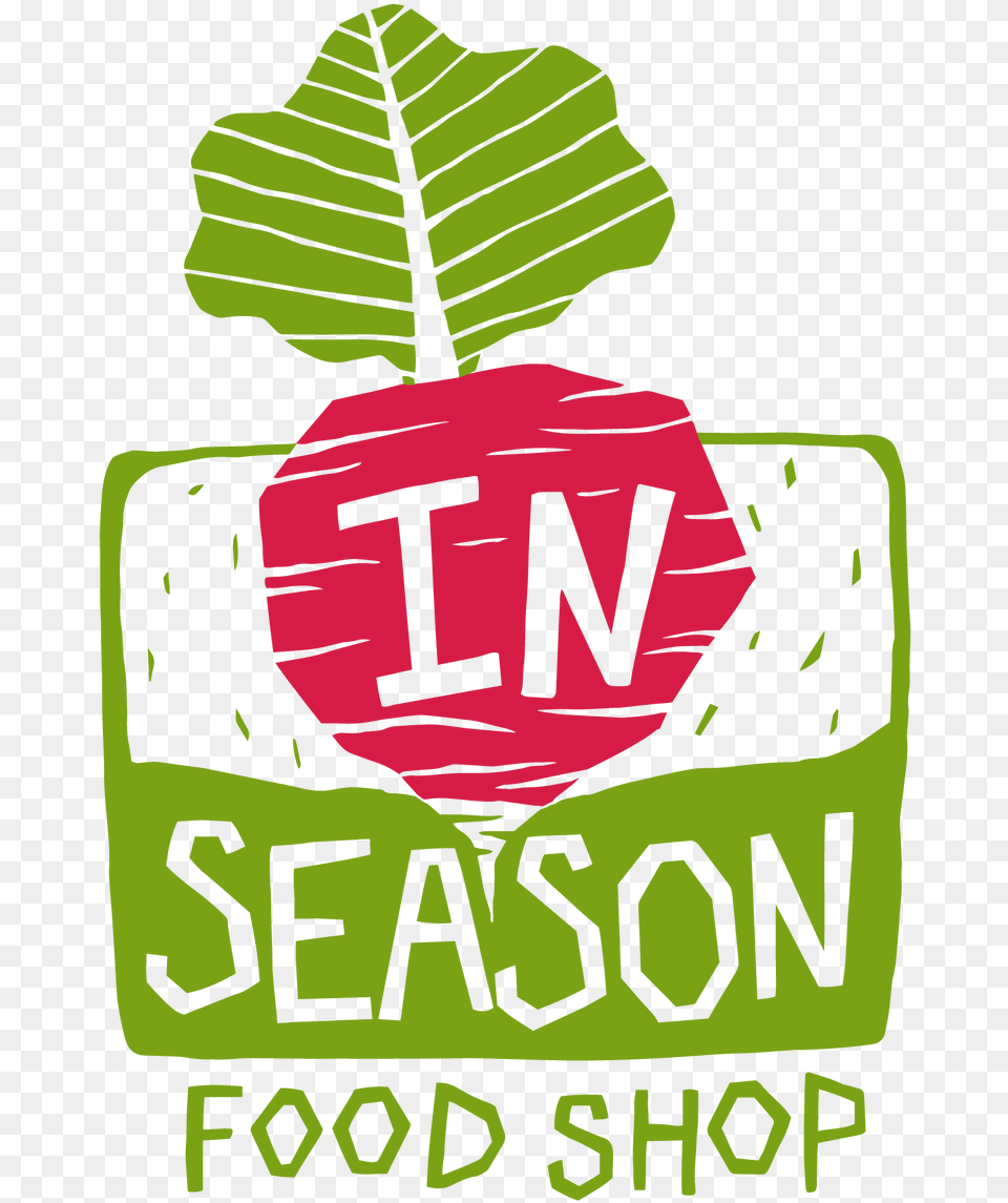 Inseason Logo Clr Emblem, Leaf, Plant, Vegetation, Sticker Free Png