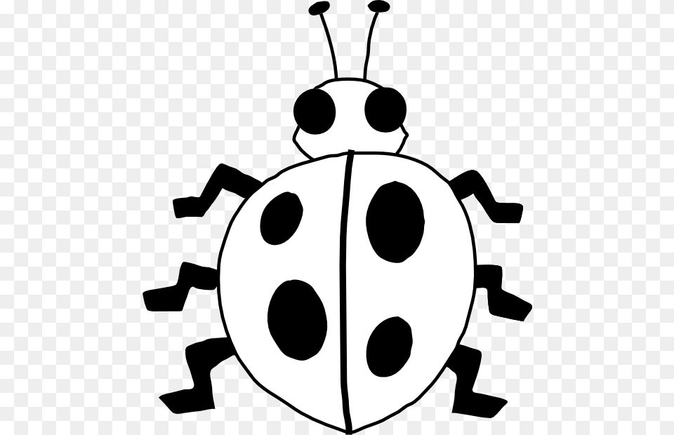 Insect Clipart Black And White, Stencil, Nature, Outdoors, Snow Png Image