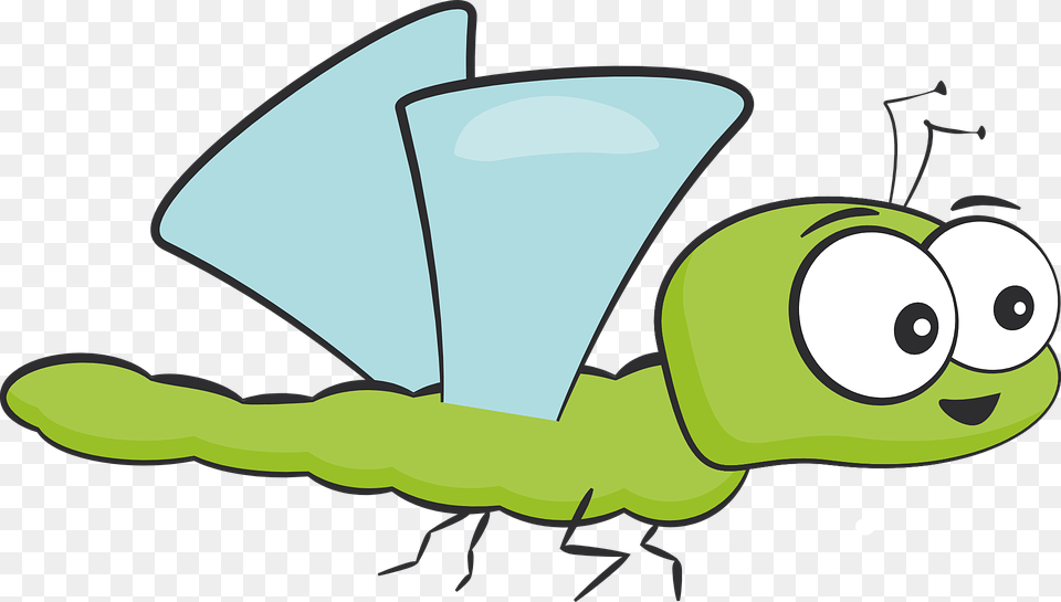 Insect Dragonfly Green Dragonfly Cartoon Drawing Eaay, Animal, Device, Grass, Lawn Png