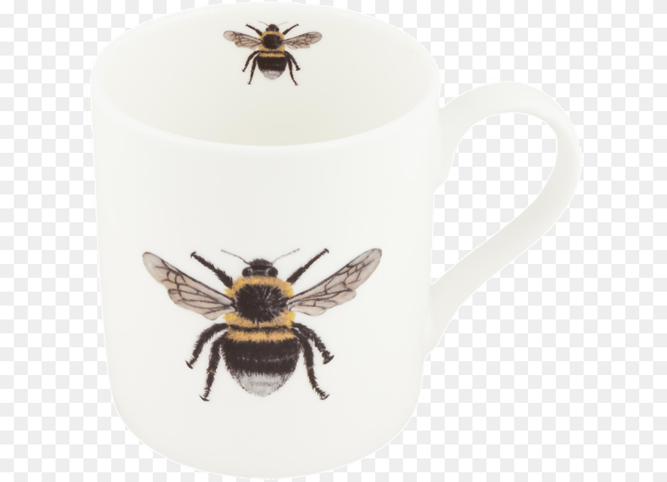 Insect Tall Mugs Mug Animal, Apidae, Bee, Bumblebee Free Transparent Png