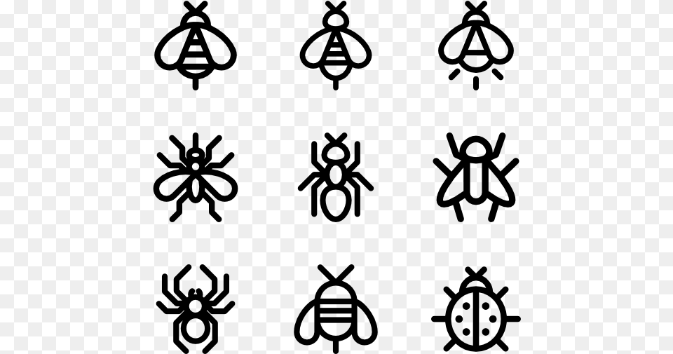 Insects Insect Icon, Gray Free Png