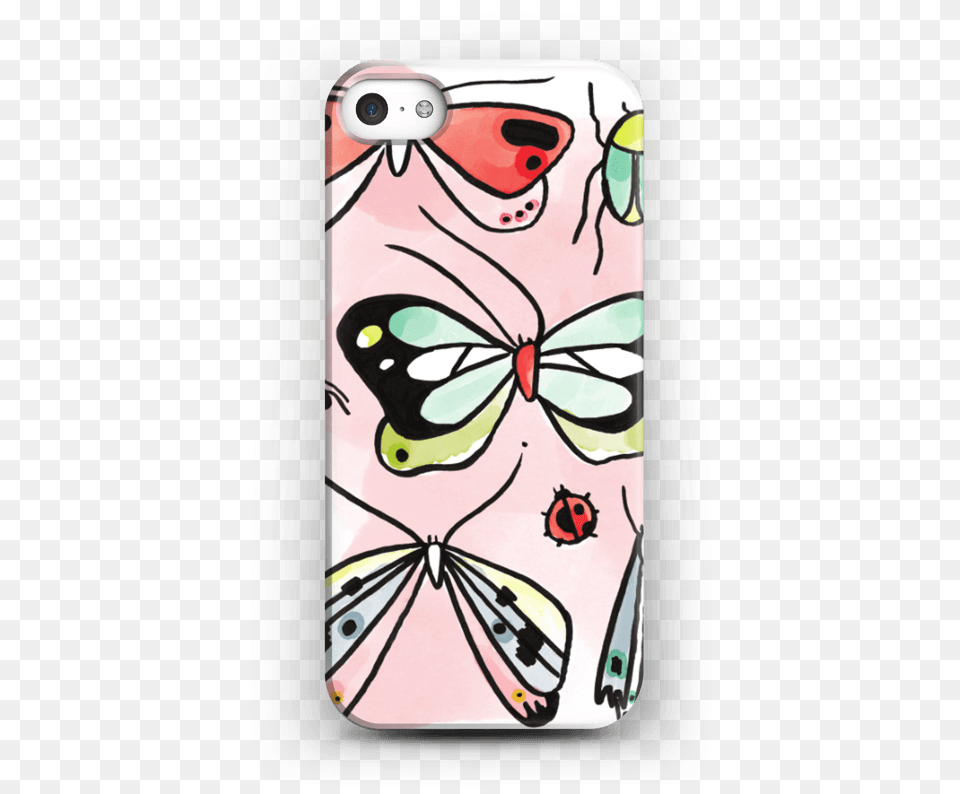 Insects Mobile Phone Case, Art, Floral Design, Graphics, Pattern Free Png