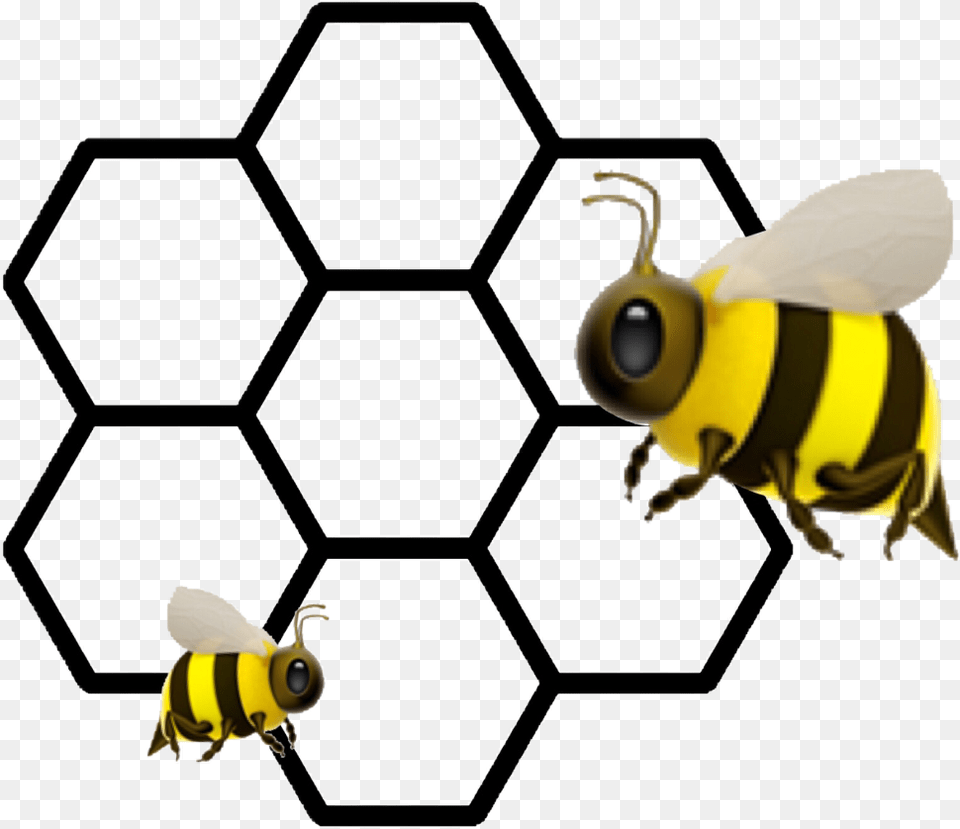 Insectsticker Bee Honeycomb Freetoedit Iphone Emoji Bee, Animal, Invertebrate, Insect, Wasp Png