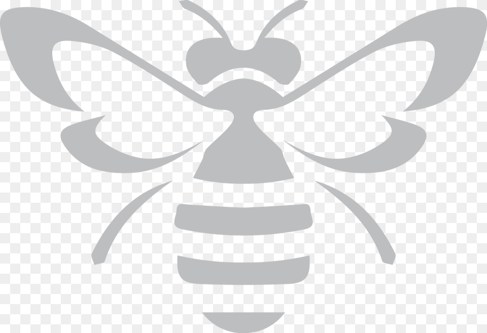 Insectwingmembrane Winged Insectblack And Whitedesignclip Black White Bee, Animal, Stencil, Invertebrate, Insect Png