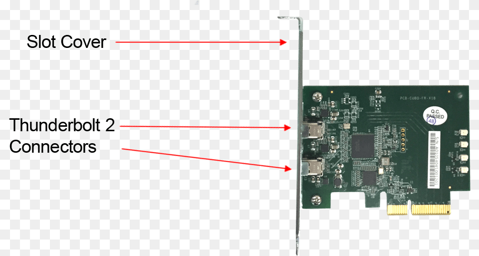Insert The Thunderbolt 2 Option Card Pcie X4 In The, Computer Hardware, Electronics, Hardware, Computer Png Image