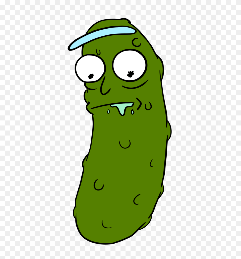 Insert Title Here Pickle Rick Hes A Rickle Done In Adobe, Relish, Food, Vegetable, Cucumber Free Png Download