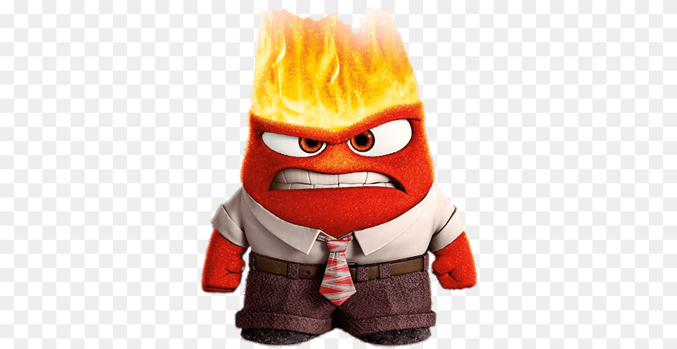 Inside Out Anger, Plush, Toy, Accessories, Formal Wear Free Png