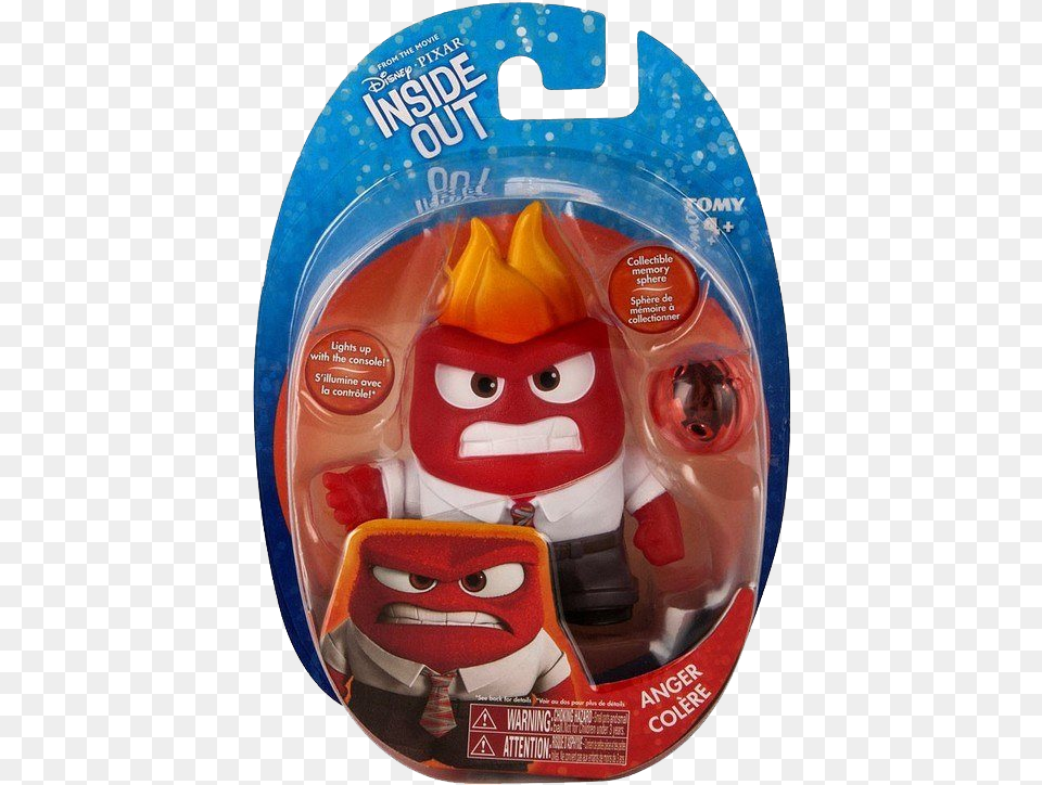 Inside Out Anger Inside Out Figurer, Disk, Dvd, Baby, Person Free Png Download