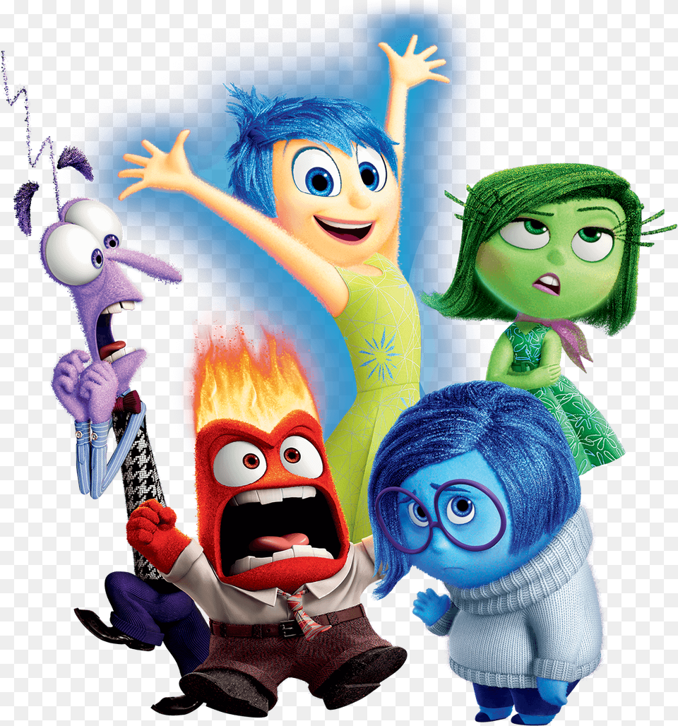 Inside Out Characters Doll, Toy, Face, Head Free Transparent Png