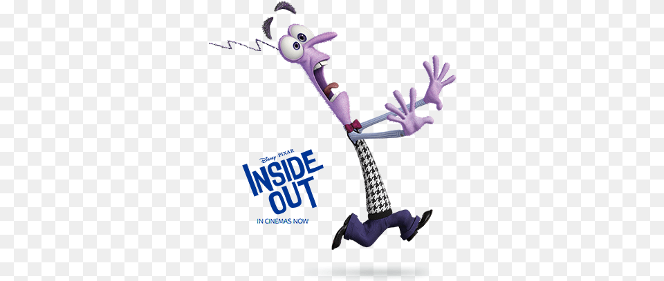 Inside Out Emotions Fear Inside Out Fear Running, Advertisement, Poster Free Transparent Png