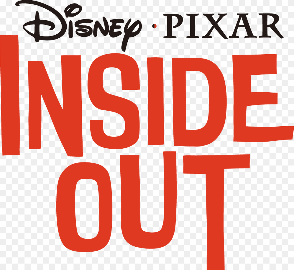Inside Out Film Logo Disney Inside Out Logo, Text, Publication, Book Free Png