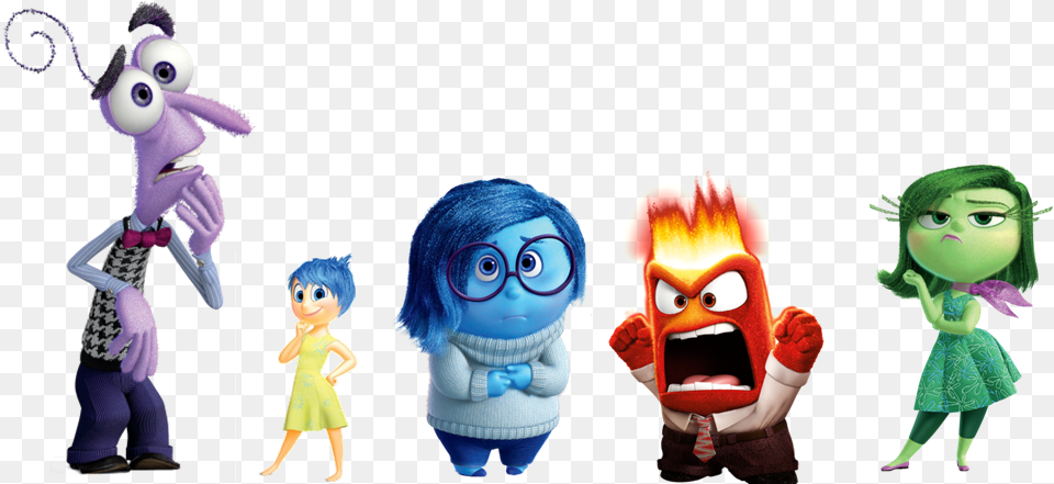 Inside Out Group Individuals Warped, Toy, Person, Doll, Baby Free Png Download